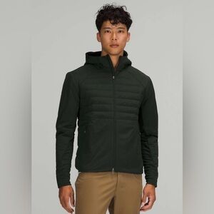 RAINFOREST GREEN DOWN FOR IT ALL HOODIE (Size: SMALL)